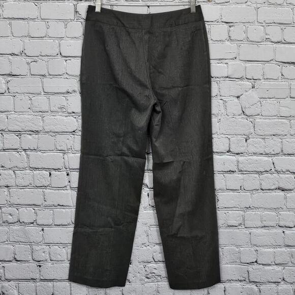 2/$20 Van Heusen Gray Dress Pants Size 6S | Classic Workwear Trousers - Picture 3 of 7